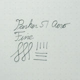 Parker 51 Aerometric (Teal Blue with gold converging lines cap)