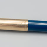 Parker 51 Aerometric (Teal Blue with gold converging lines cap)