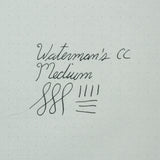 Waterman CC (Burgundy)