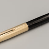 Parker 51 Aerometric (Black with gold converging lines cap)