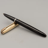 Parker 51 Aerometric (Black with gold converging lines cap)