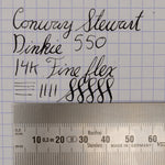 Conway Stewart Dinkie 550 (Burgundy Marbled)